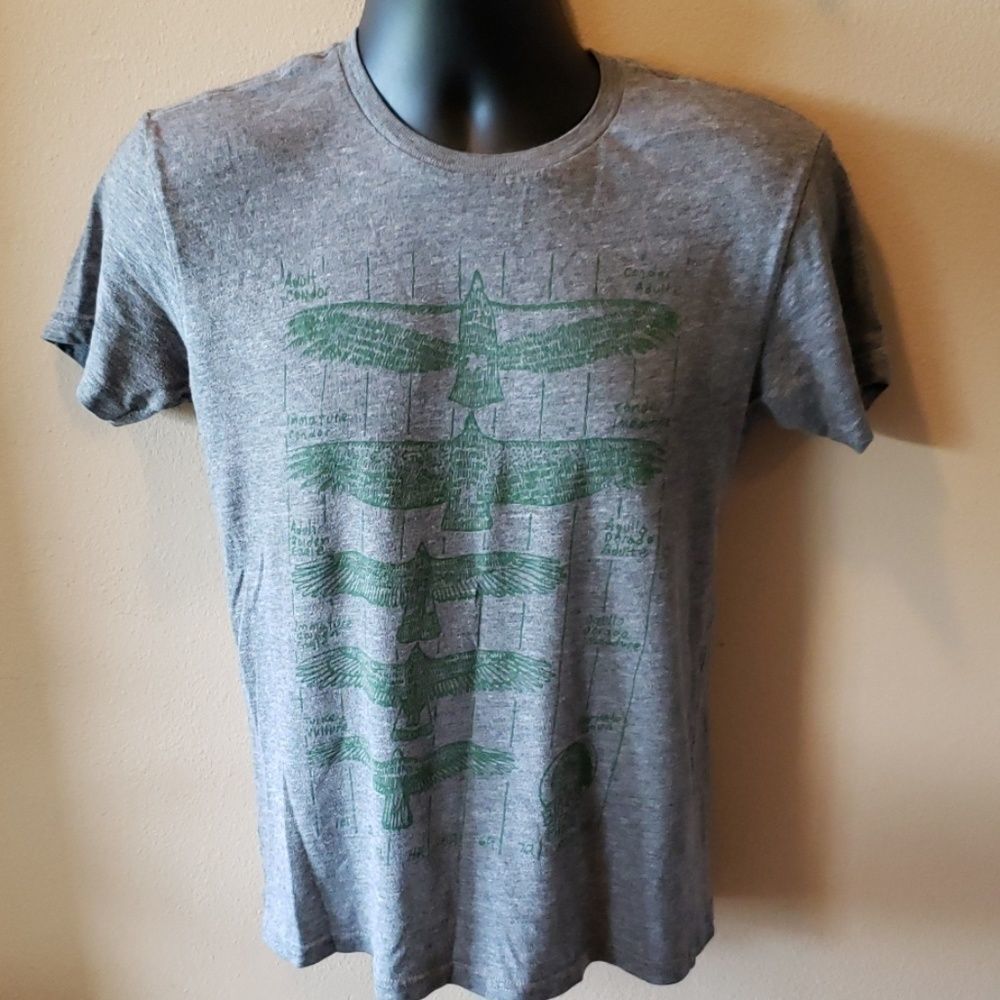 Case Study scientific graphic bird tee shirt